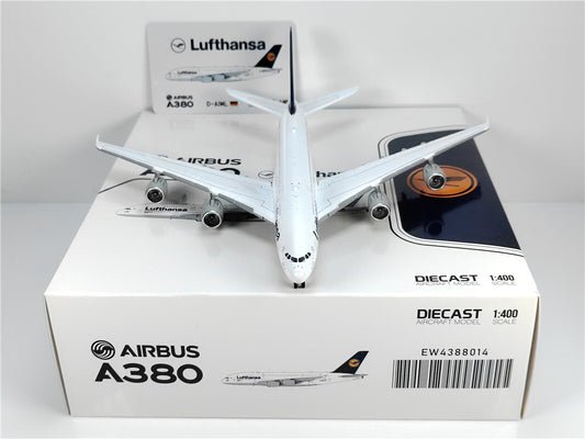 1:400 JC Wings Lufthansa AIRBLUS A380 Passenger Airplane Diecast Aircraft Model