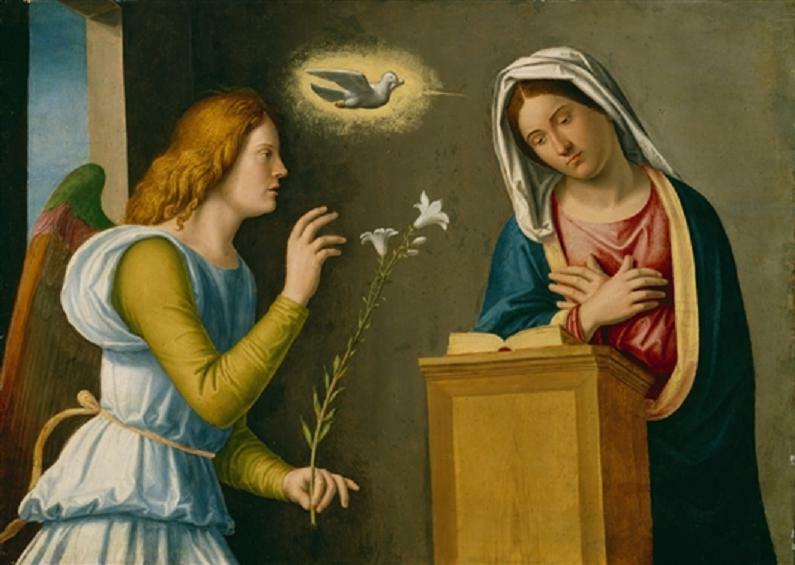 high quality oil painting handpainted on canvas " Announcement to the Virgin"