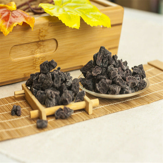 Herbal Tea Dry Dark Smoked Plum Ebony Fruit Nut Natural Eatable Flower Tea