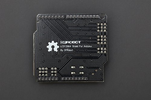 DFRobot DFR0287 LCD12864 Shield with LED Backlight, Compatible with Arduino