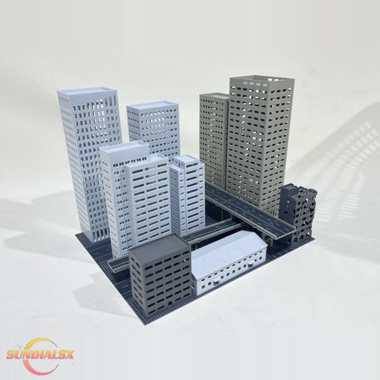 1/300 Building Model City Street House Scene Display Model