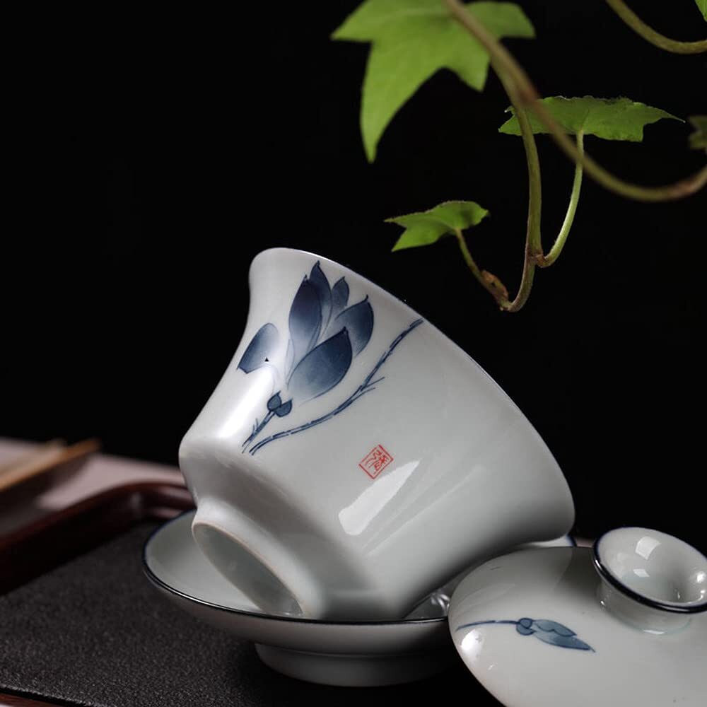 165ml Porcelain Gaiwan Cover Bowl Teacup Bowl Tea Ware Creative Kung Fu Tea Set