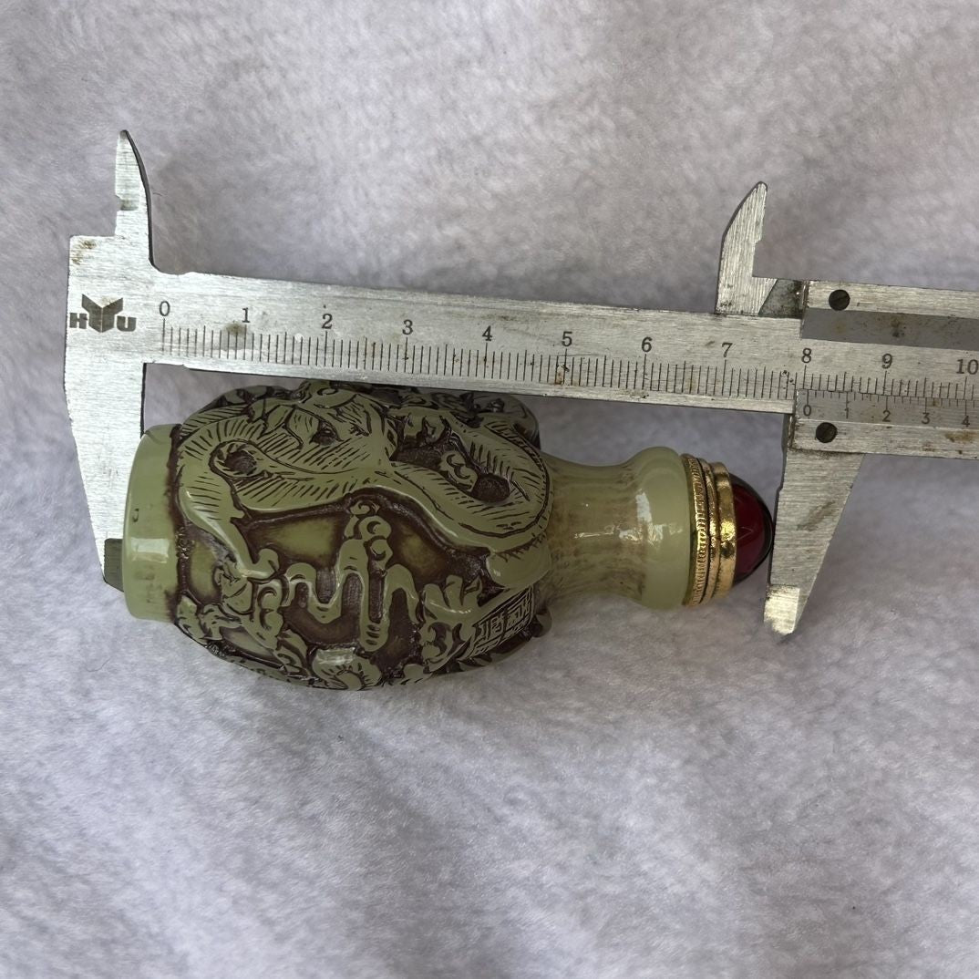 26cm Vintage Double Tube Hand Air Horn Antique Rickshaw Collectible