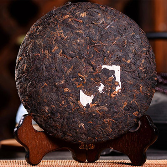 Chen Jingmei cooked Pu-erh Tea cake old tree source Shu Puer tea Black Tea 200g