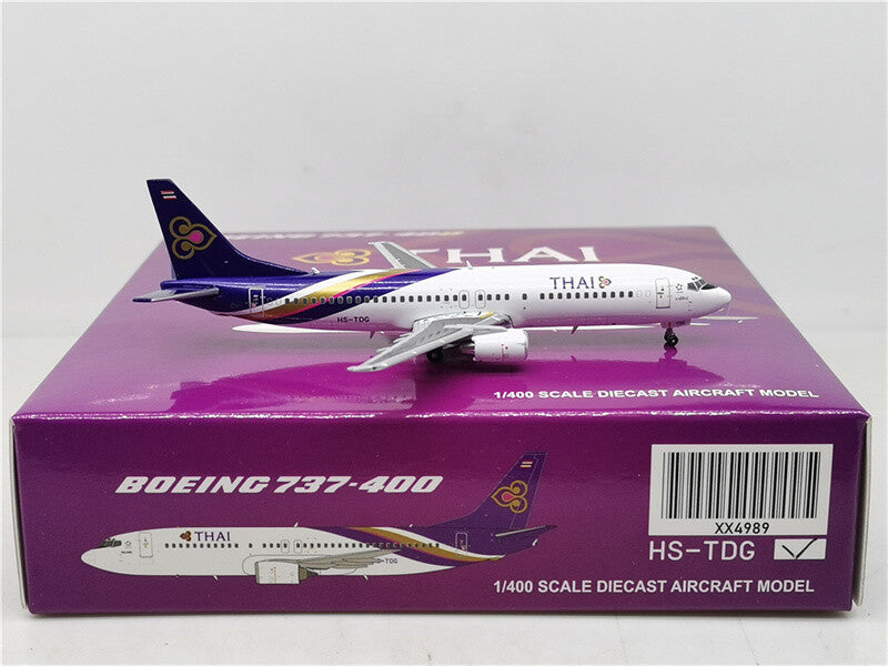 JC Wings THAI Airways For Boeing B737-400 HS-TDG 1/400 Aircraft Pre-built Model