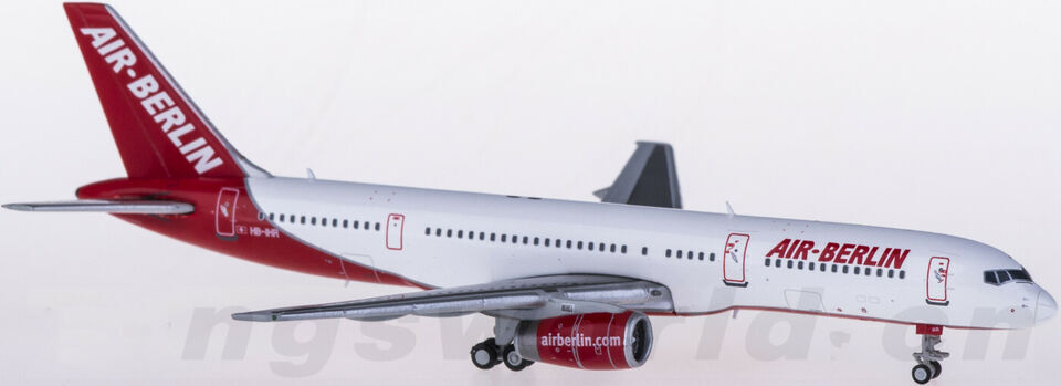 1:400 JC Wings AIR BERLIN BOEING 757-200 Passenger Airplane Diecast Plane Model