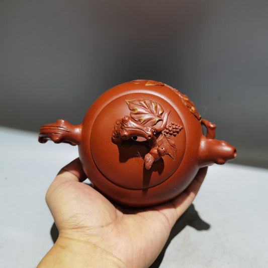 chinese yixing purple clay teapot tea set pot zisha ceramic cute decor figurine