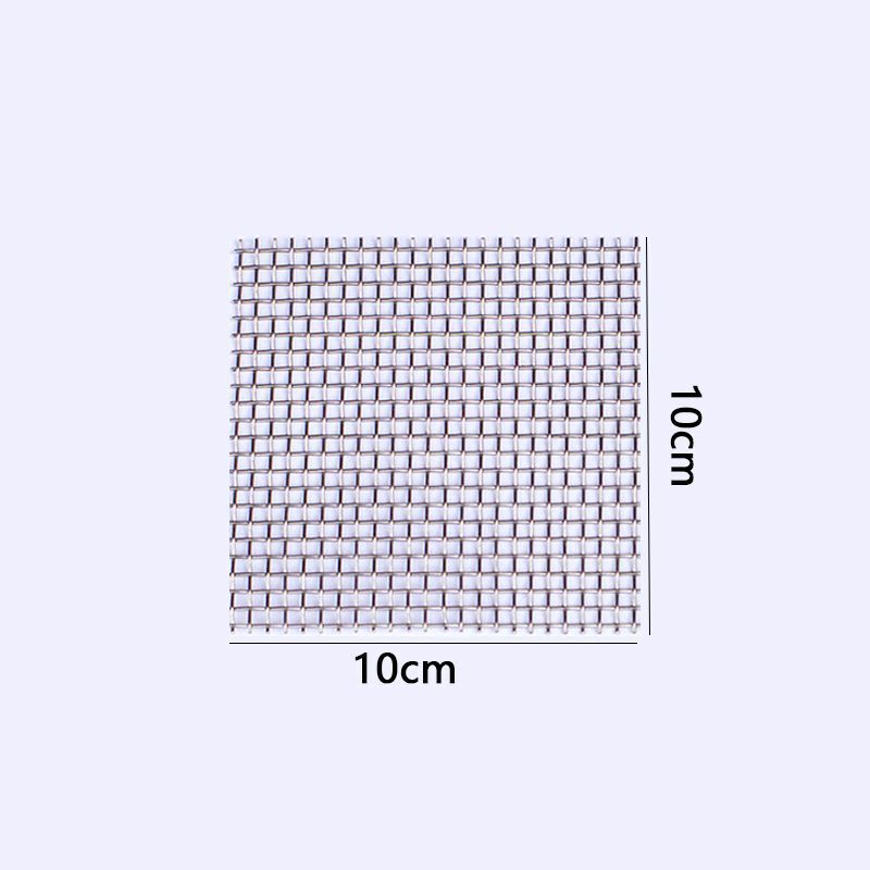 Aquarium Decoration Stainless Steel Wire Mesh Pad Moss Plant Fixing Holder Tools