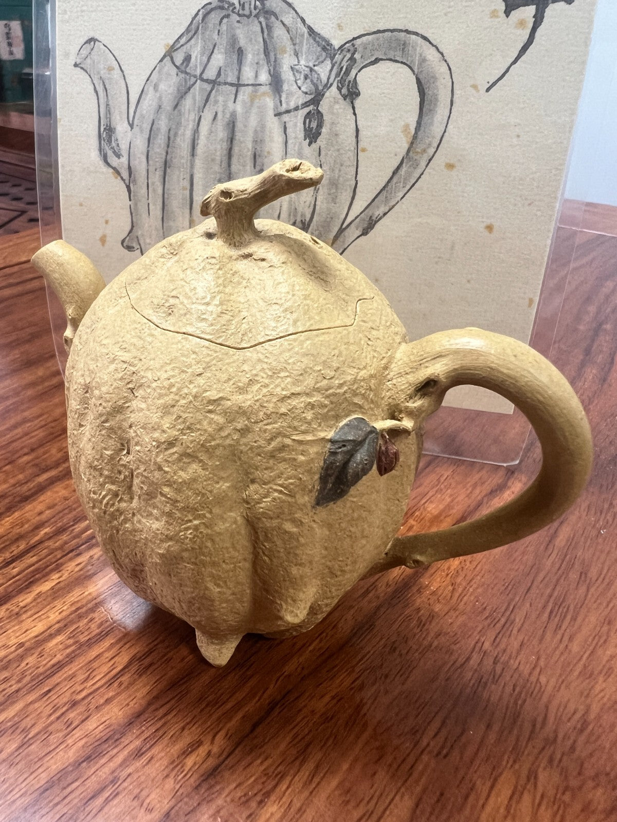 130cc chinese Yixing Handmade Zisha teapot Duan clay Bergamot Hu Gongfu Tea Pot