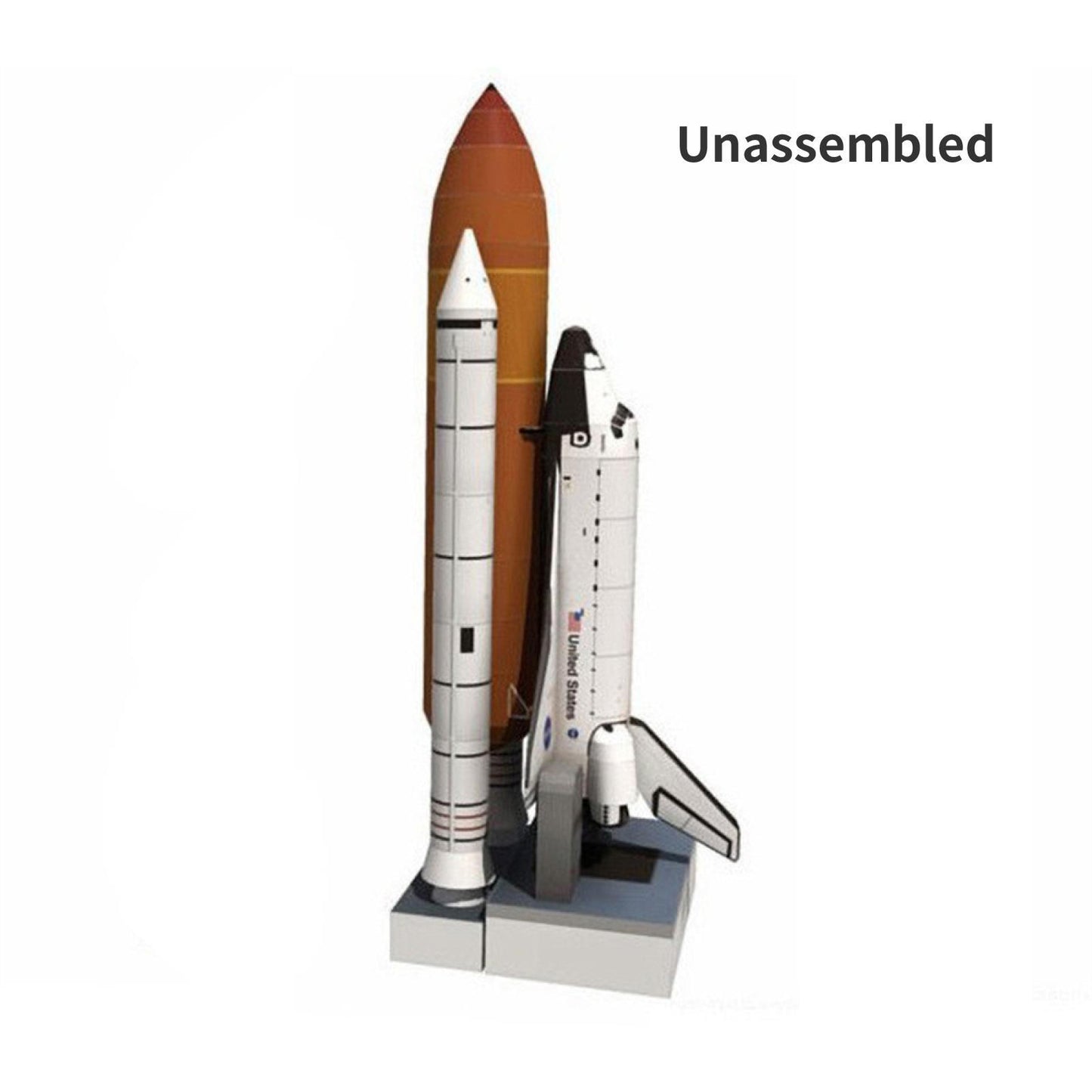 Paper Model 1: 150 Space Shuttle Atlantis Handmade Space Rocket DIY Craft Gift