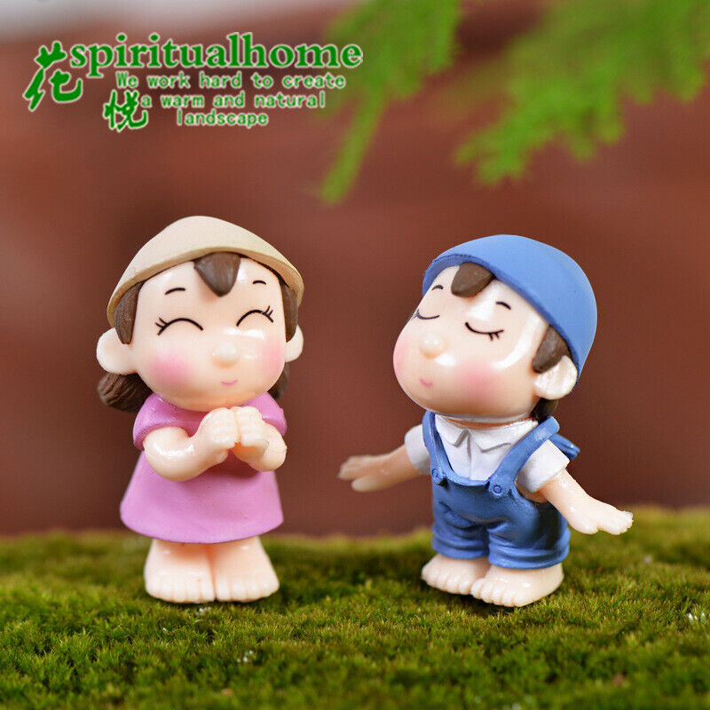 Decoration DIY Landscaping Accessories Material 1Pair Micro Landscape Couple