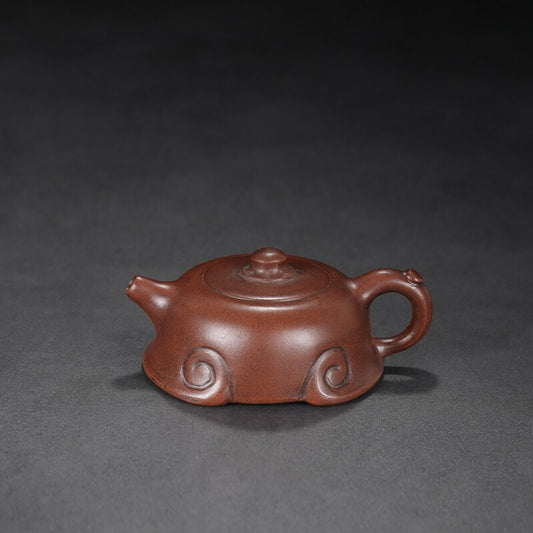 150ml Chinese Yixing Old Purple Clay Teapot Handmade Kung Fu Tea Set Decorate