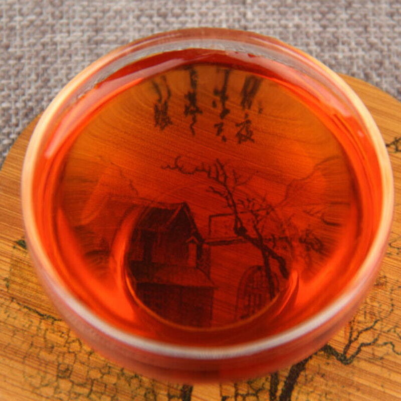 1000g Bamboo Shell Old Pu'er Tea Brick Yunnan Ancient Tree Big Leaf Pu-erh Tea