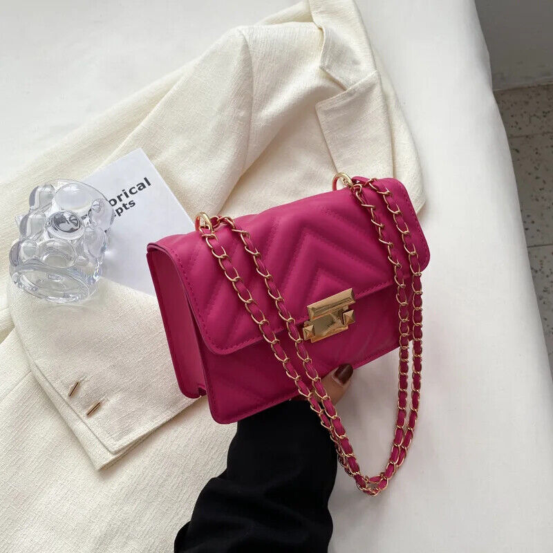 Women Bag Purple Trendy Shoulder Bag Square Bag Crossbody Bag Handbags Women