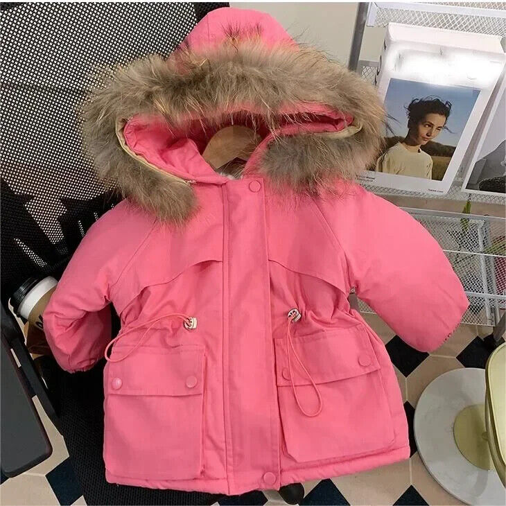 Winter Girl Jackets Baby Jacket Kids Thickened Parkas Children Girls Coat