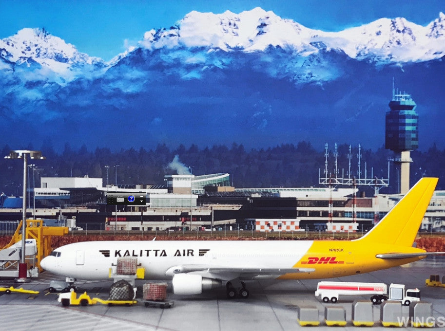1:400 JC Wings KALITTA AIR BOEING 767-300ER Passenger Airplane Diecast Model