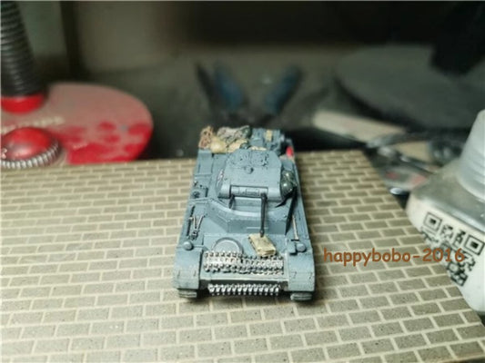 1/72 German Tank II Type C Finished Model 3D Printing