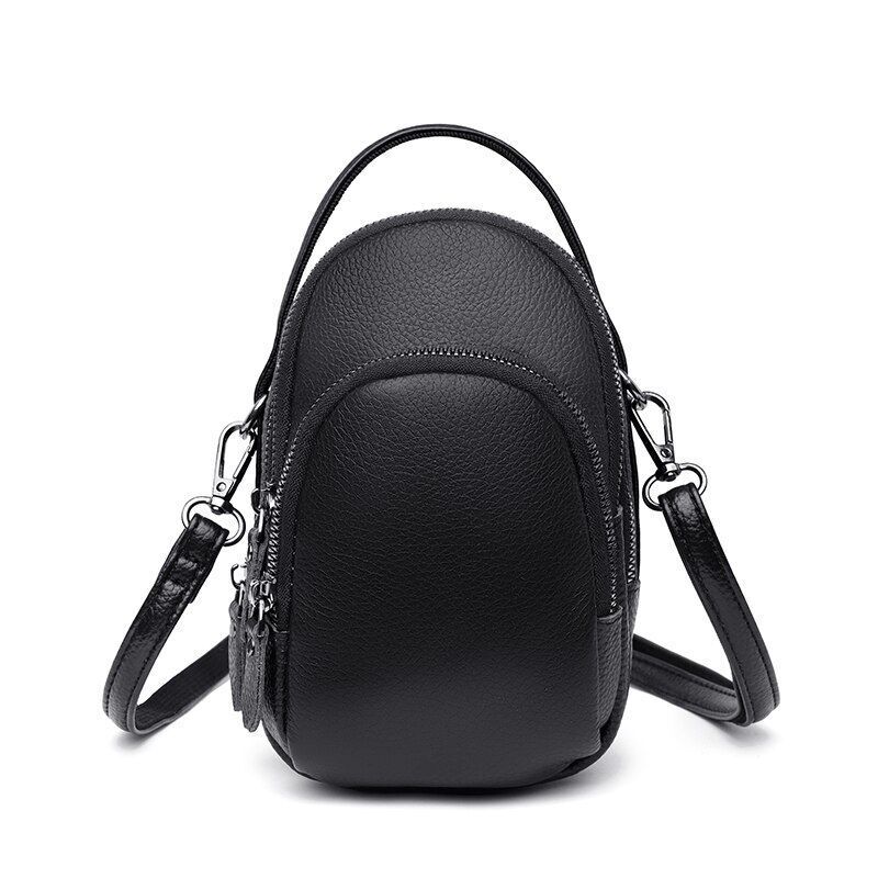 Cow Leather Shoulder Bags Luxury Mobile Phone Bag Handbags Female Messenger Bag