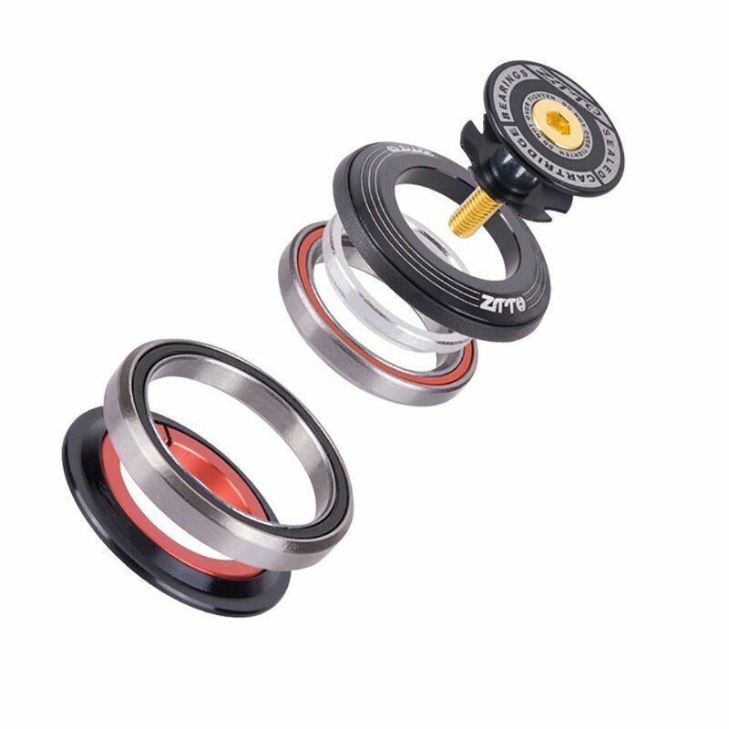 Bicycle Headset 42mm 52mm CNC 1 1/8"-1 1/2" MTB Bearing Tapered Tube Fork Steer
