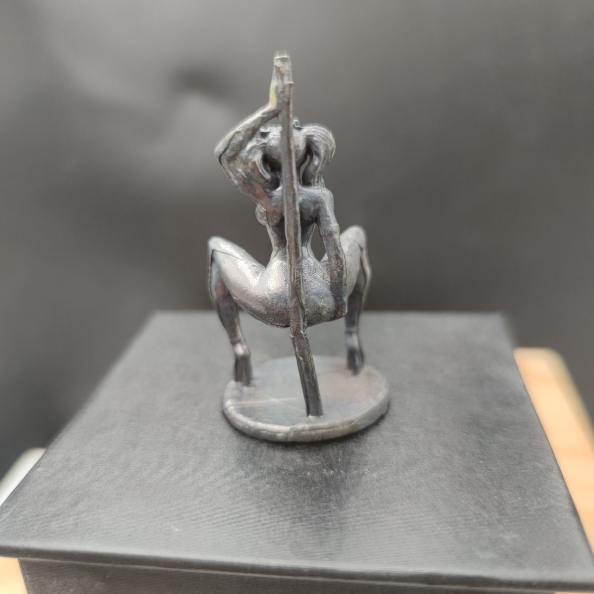 Chinese antique bronze statue hand carved nude girl body art decoration hot sale
