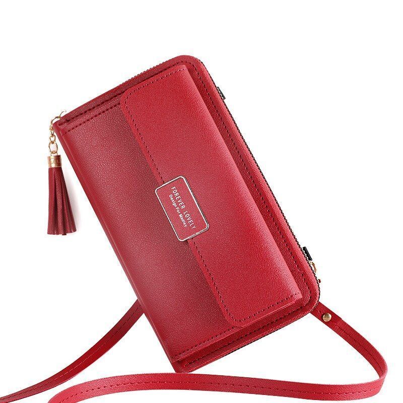 Mini Handbag Wallet Crossbody Shoulder Purse Synthetic Leather Card Holder 1 PC