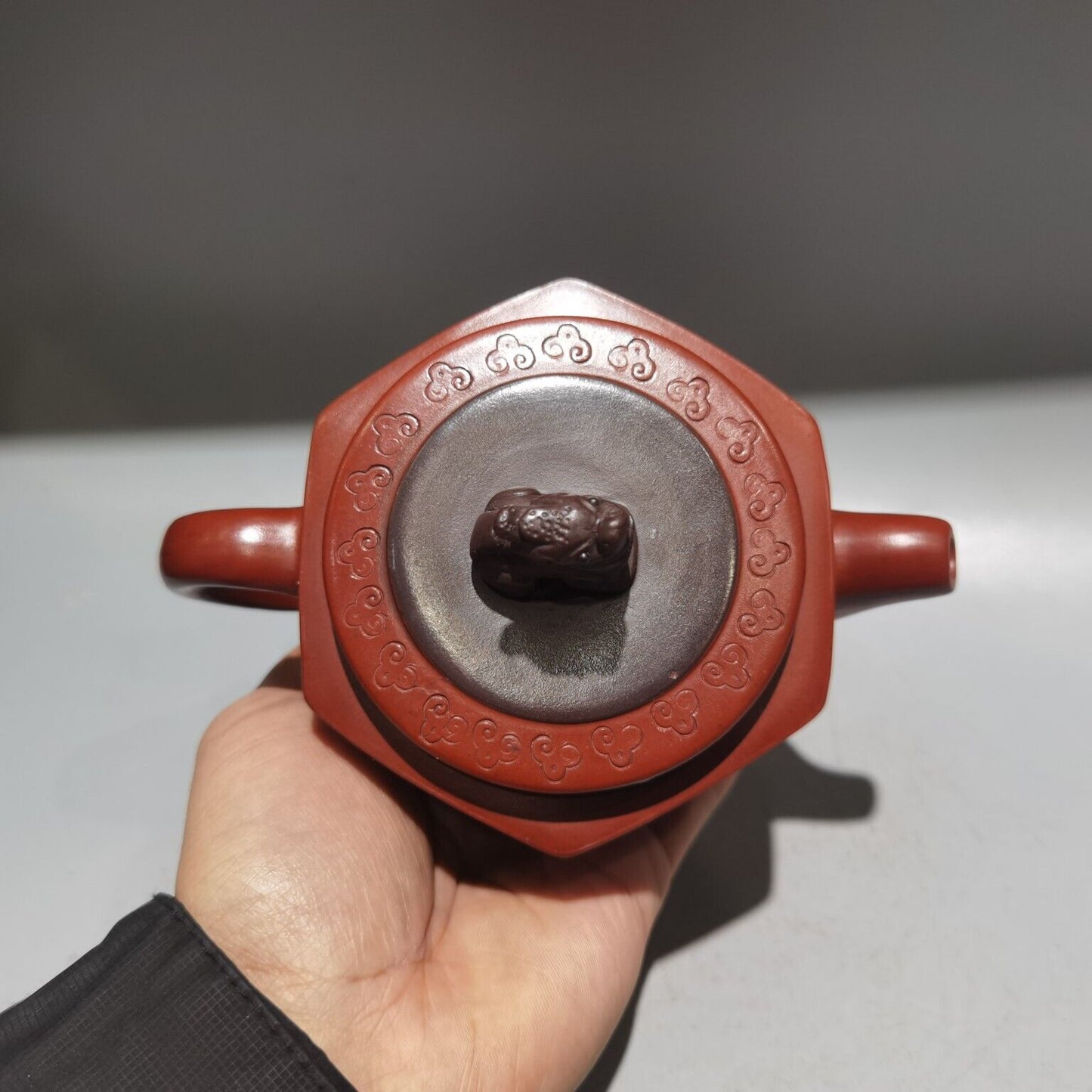 Chinese Yixing Purple Clay Teapot Tea Set Pot Zisha Ceramic Cute Decor Figurine