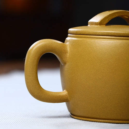 Hanwa Pot Marked Chinese Kungfu Teapot 180ml Original Ore Yixing Zisha Duan Clay