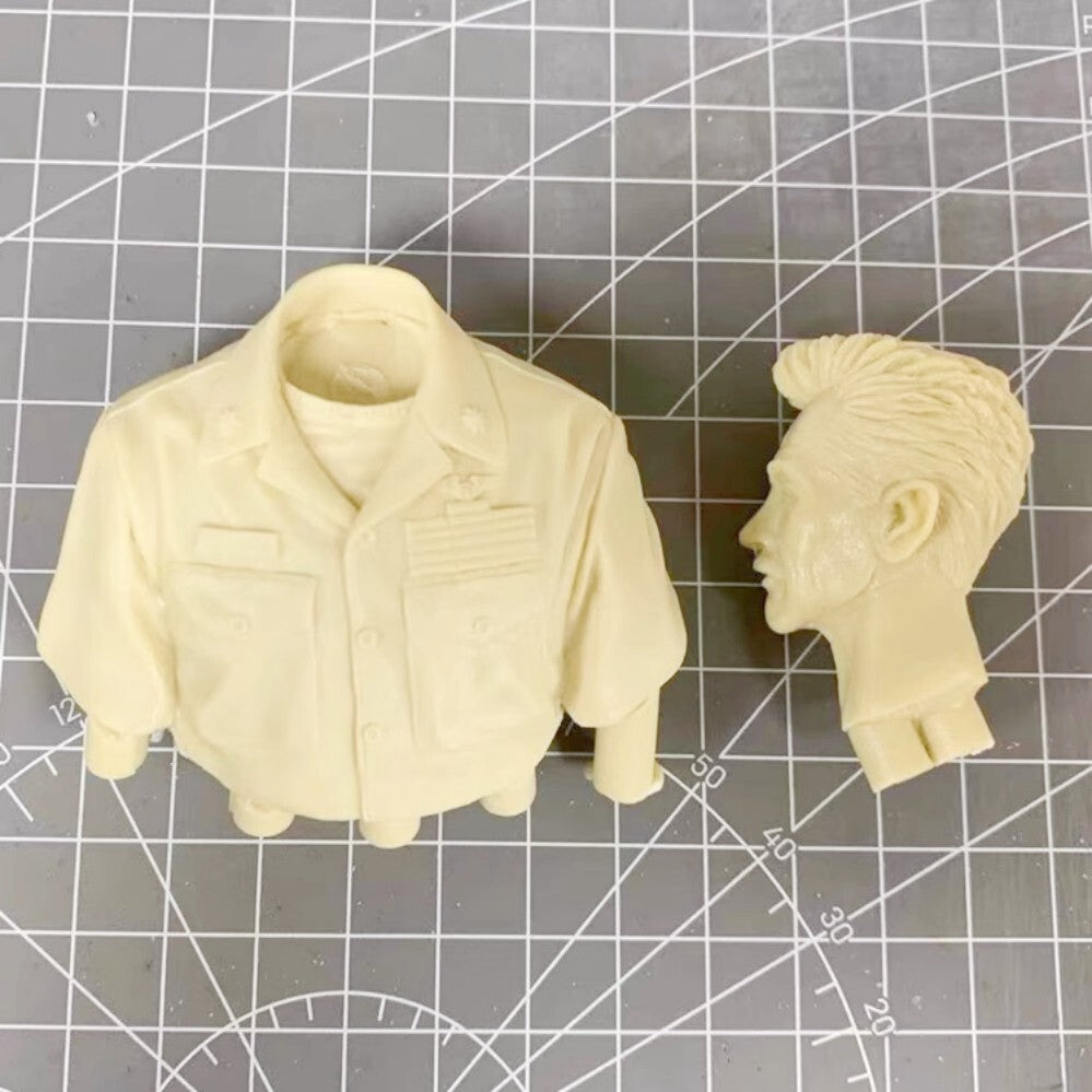 1/10 resin bust figure model Commander of the United States Navy unassembled