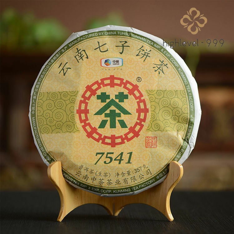 Classic 7541 Raw Pu-erh Sheng Cha 357g Cake Zhongcha Chinese Pu'er Puer Tea 2019
