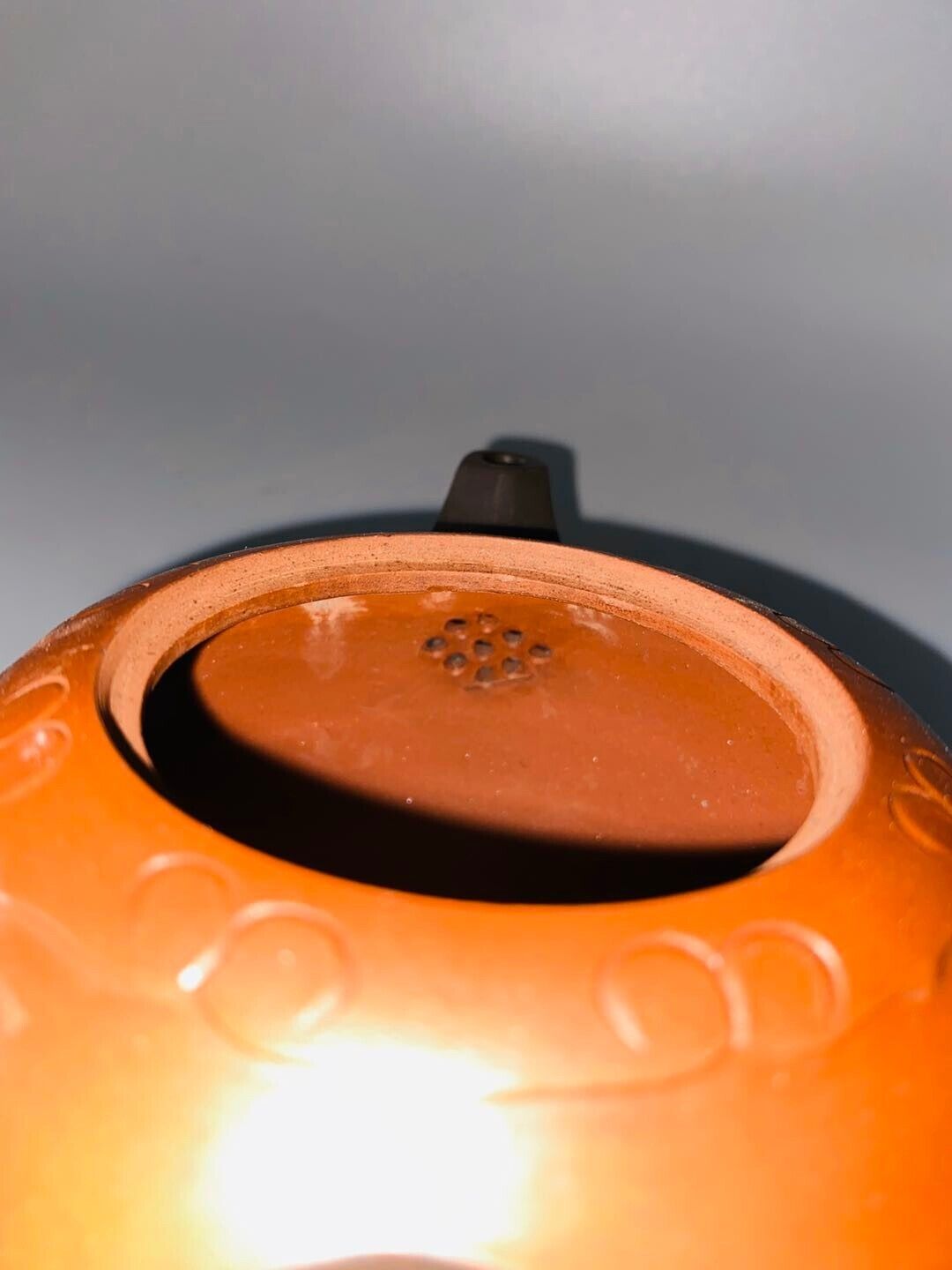 Chinese Yixing Zisha Clay Handmade Exquisite Teapot(双色荷花壶 底款:周桂珍)