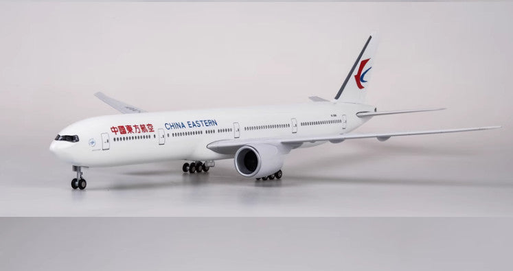 47CM 1:157 CHINA EASTERN BOEING 777-300ER Airplane Landing Gears Resin Model