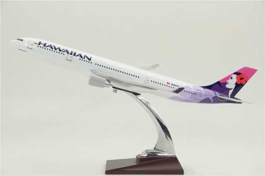 40CM HAWAIIAN AIRBUS A330-200 N392HA Passenger Airplane Resin Aircrarft Model