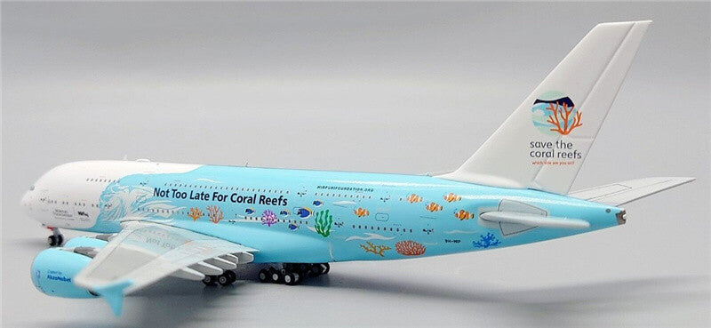 JC Wings Portugal HiFly FOR AIRBUS A380 9H-MIP 1:400 Aircraft Pre-built Model
