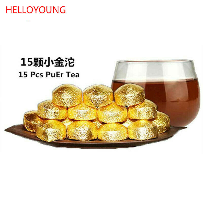 Top-Grade Chinese Yunnan Pu'Er Tea Organic PuEr Tea Mini Pu Er Tuocha 15 Pcs