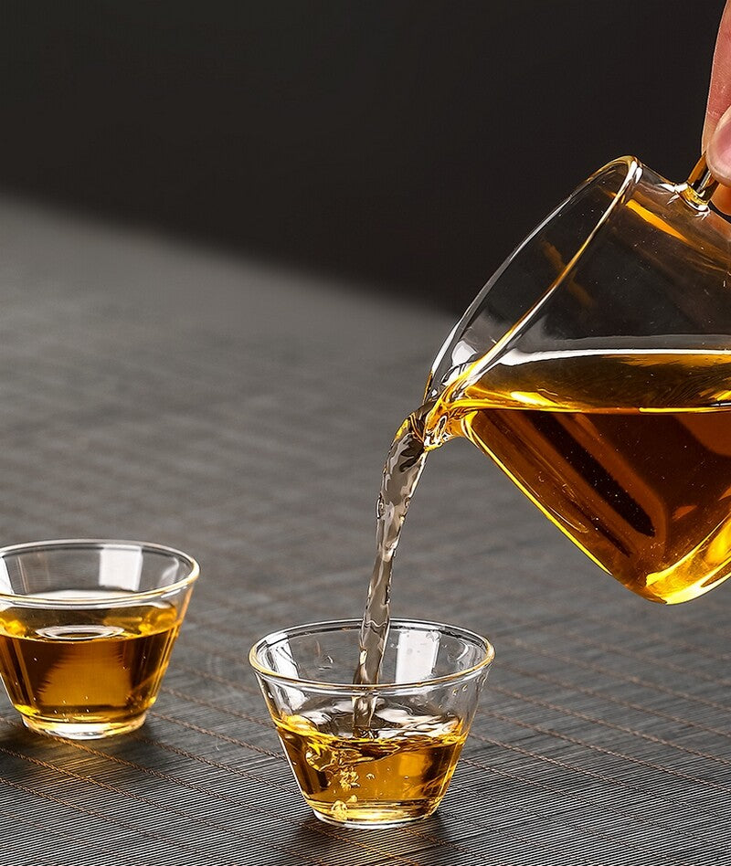 Travel Glass Tea Sets Portable Kung Fu Tea Pot Cup Camping Travel Watering