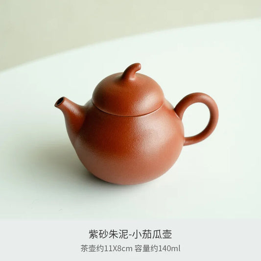 Chinese Yixing Purple Clay Eggplant Teapots Tea Pot Raw Ore Zhu Mud Kettle Zisha