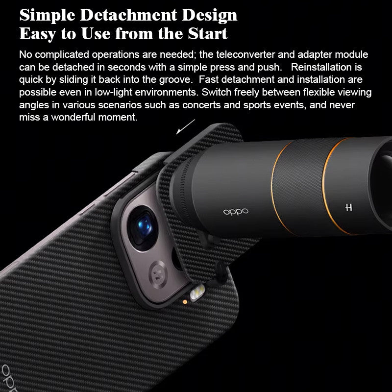 OPPO Find X9 Pro Hasselblad Imaging Kit – Teleconverter, Handle, Shoulder Strap