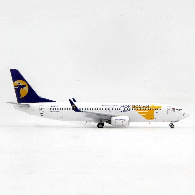 1:400 Panda MONGOLIAN AIRLINES BOEING 737-800 Passenger Airplane Diecast Model