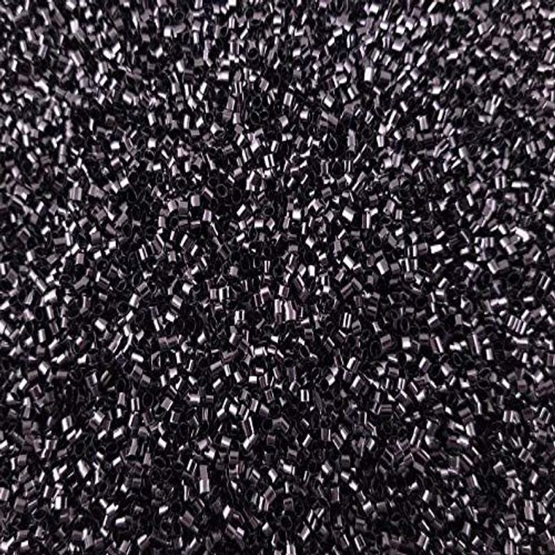 25 Gram Bag FLET Black Metallic Crispy Bingsu Beads for Crunchy Slime, Small
