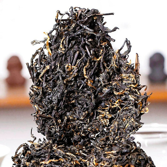 Dianhong Tea BING DAO Shi Zi Tou Gold Buds 500g Premium Dian Hong Black Tea