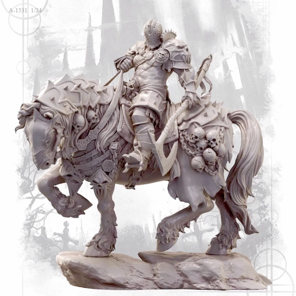 1/24 resin figure model kit Exorcist Knight Unassembled Unpainted