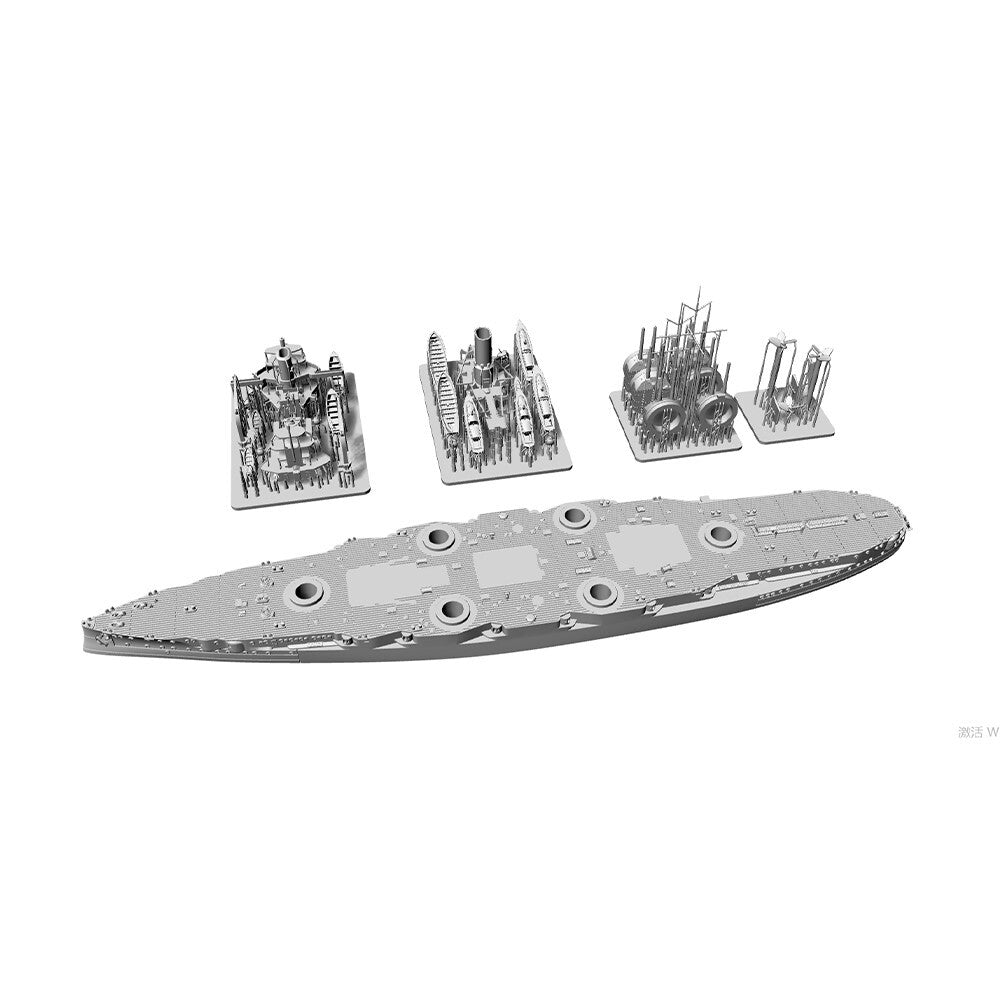 SSMODEL SS700519 1/700 Military Model Kit SMS Nassau Class Westfalen Battelship