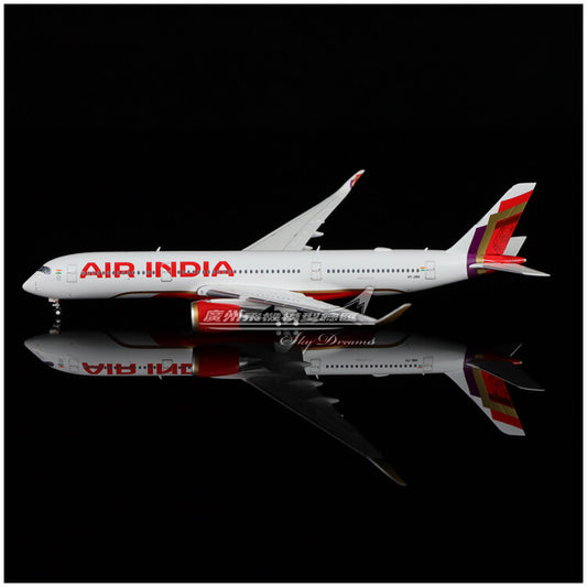 1:400 GeminiJets AIR INDIA AIRBUS A350-900 Flap Down Airplane Diecast Model
