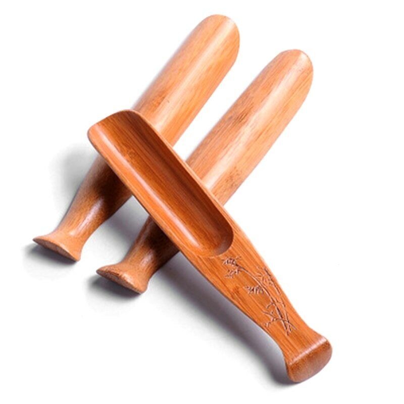 Tea Scoop Shovel Bamboo Coffee Tea Spoon Powder Tools Chinese Teaset Accessories