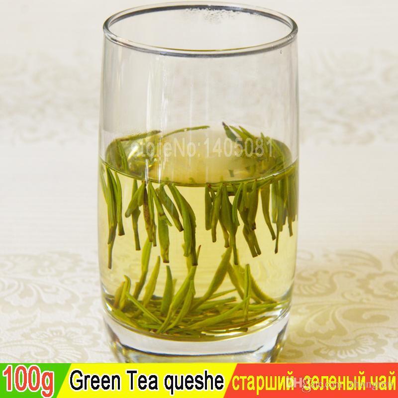 2023 High Quality Green Tea Mingqian Fried Queshe Maojian Tea Green Healthy 100g