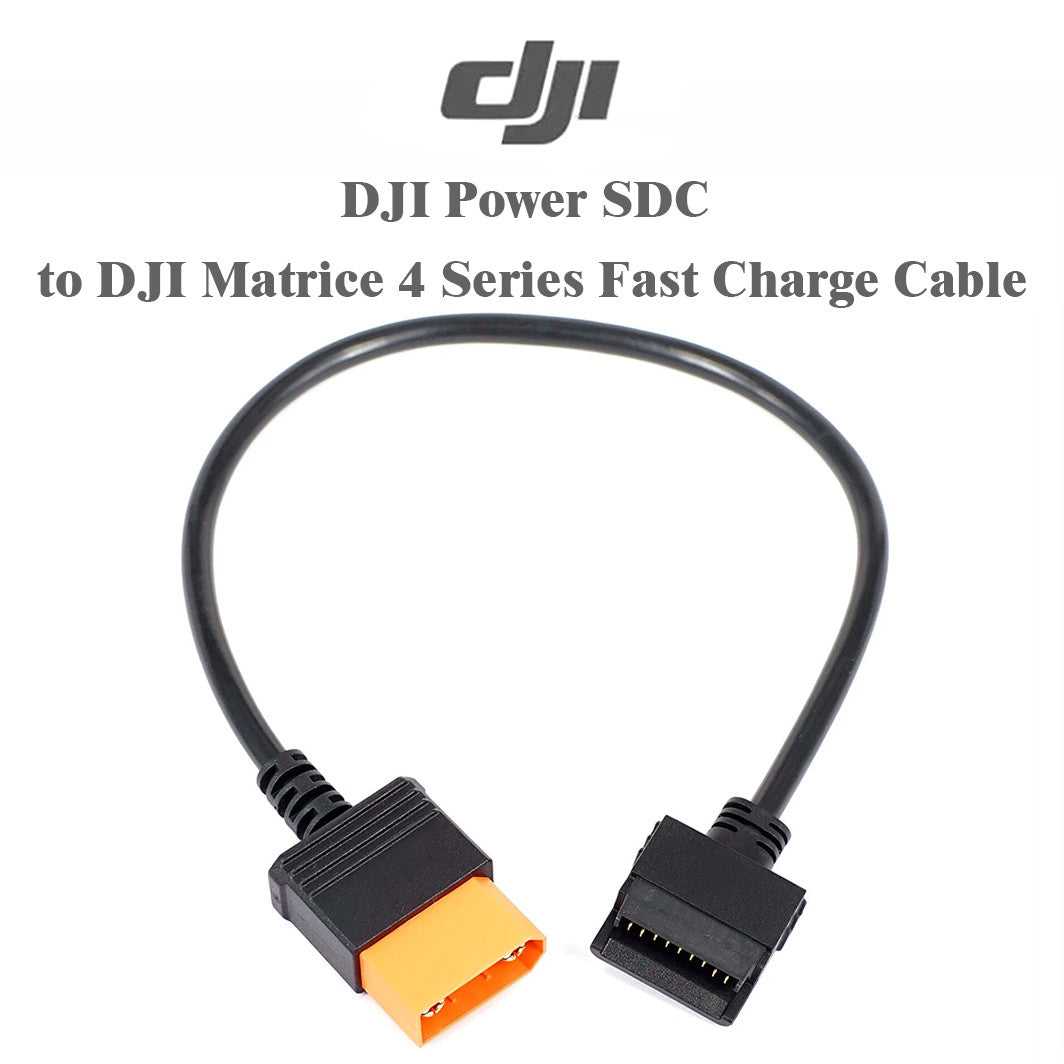 DJI Power SDC to Matrice 4 Fast Charge Cable – 200W, 48min 0-100%, for 4T/4E
