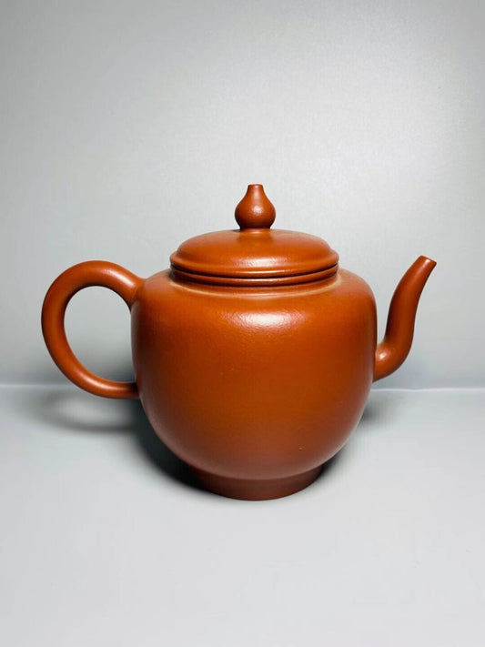 Chinese Yixing Zisha Clay Handmade Exquisite Teapot (全手工山水画 底款:周桂珍)