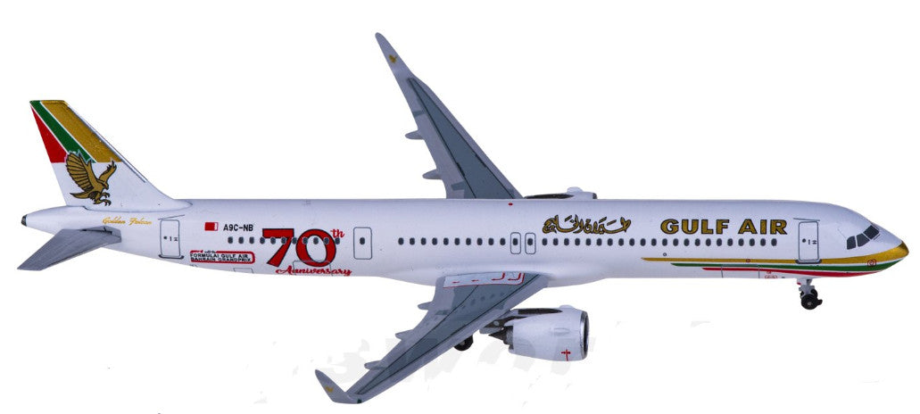 1:400 AeroClassics GULF AIR AIRBUS A321neo Passenger Airplane Diecast Model
