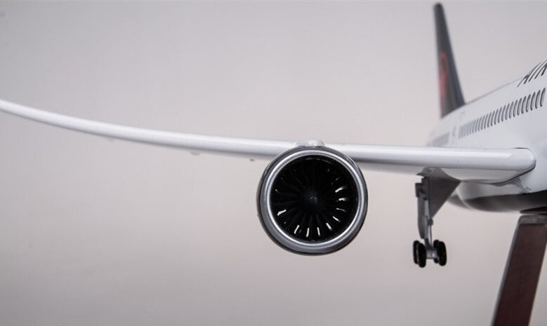 1:130 43CM AIR CANADA BOEING 787 Passenger Airplane Landing Gear Resin Model