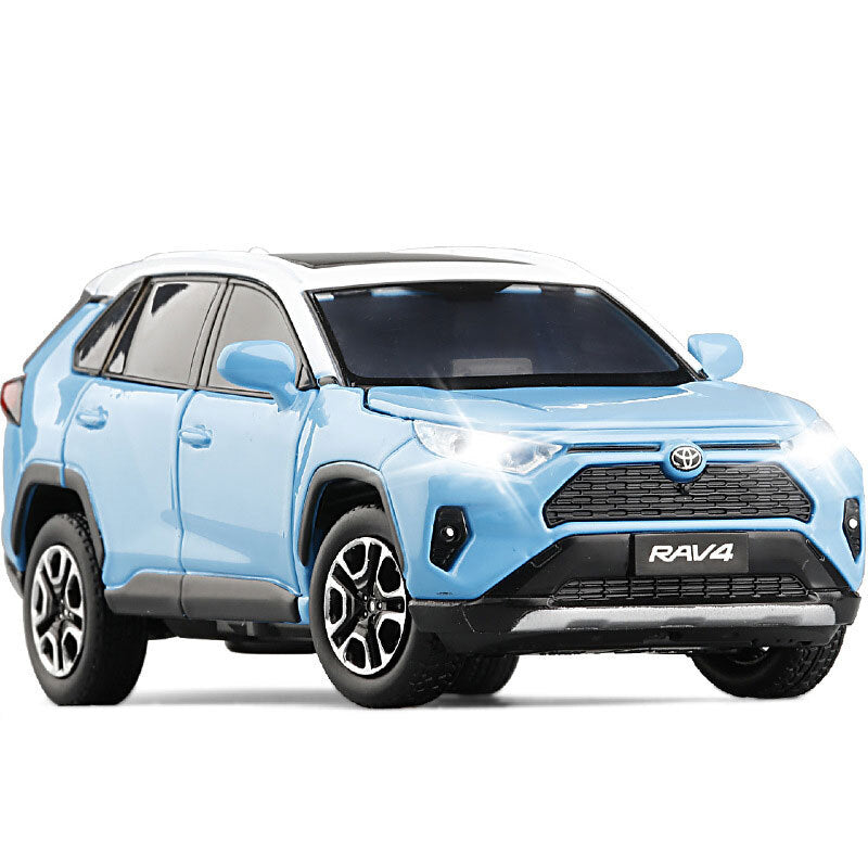 1/32 RAV4 Model Toy Car Alloy Metal Diecast Toy Vehicle Boys Toys for Kids Gifts